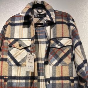 Zara plaid Overshirt